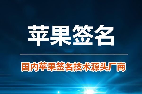 企业应用签名案例